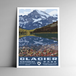 Glacier National Park Poster / Postcard