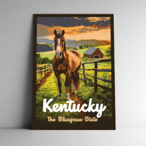 Kentucky: The Bluegrass State Poster / Postcard