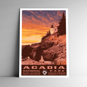Acadia National Park Poster / Postcard