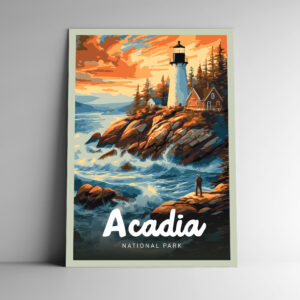 Acadia National Park Poster / Postcard