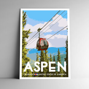 Aspen Colorado Poster / Postcard