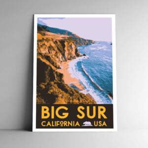 Big Sur California Poster / Postcard