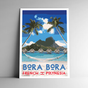 Bora Bora French Polynesia Poster / Postcard