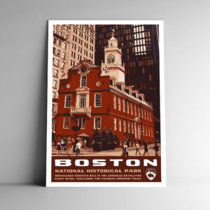 Boston National Historical Park Poster / Postcard