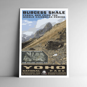 Yoho National Park Burgess Shale (Canada) Poster / Postcard