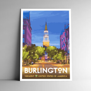 Burlington Vermont Poster / Postcard