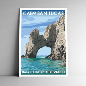 Cabo San Lucas Baja California Mexico Poster / Postcard / Sticker / Magnet