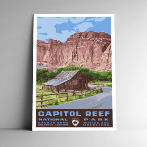 Capitol Reef National Park Poster / Postcard
