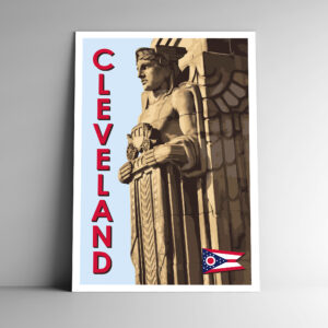 Cleveland Ohio (Guardian of Traffic) Poster / Postcard