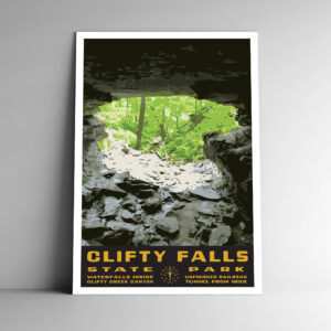 Clifty Falls State Park Indiana Poster / Postcard