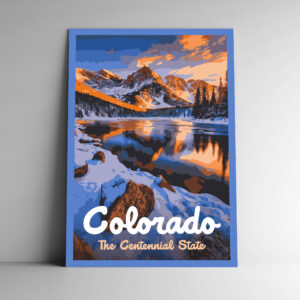 Colorado: The Centennial State Poster / Postcard