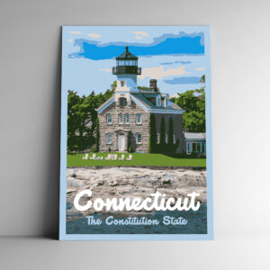 Connecticut: The Constitution State Poster / Postcard