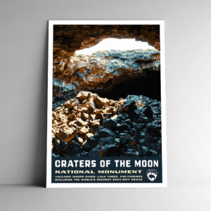 Craters of the Moon National Monument Poster / Postcard