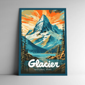 Glacier National Park Poster / Postcard