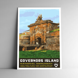 Governors Island National Monument Poster / Postcard