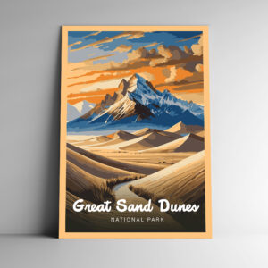 Great Sand Dunes National Park Poster / Postcard