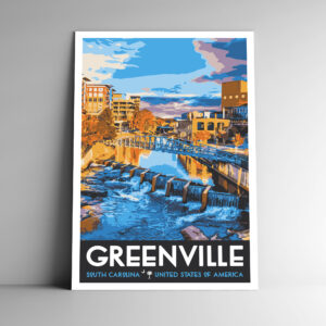 Greenville South Carolina Poster / Postcard