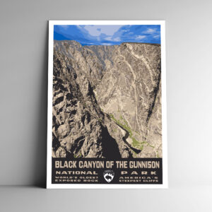 Black Canyon of the Gunnison National Park Poster / Postcard