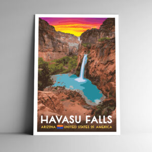 Havasu Falls Arizona Poster / Postcard