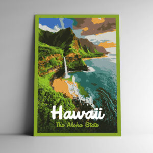 Hawaii: The Aloha State Poster / Postcard