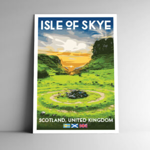 Isle of Skye Scotland Poster / Postcard