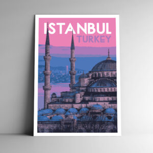 Istanbul Turkey Poster / Postcard