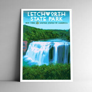 Letchworth State Park New York Poster / Postcard