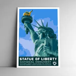 Statue of Liberty National Monument Poster / Postcard