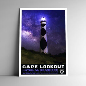 Cape Lookout National Seashore Poster / Postcard