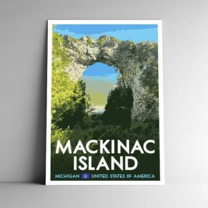 Mackinac Island Michigan Poster / Postcard