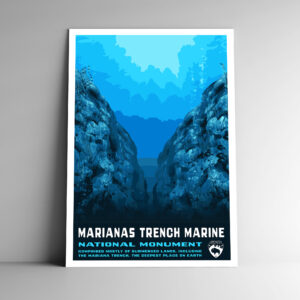 Marianas Trench Marine National Monument Poster / Postcard