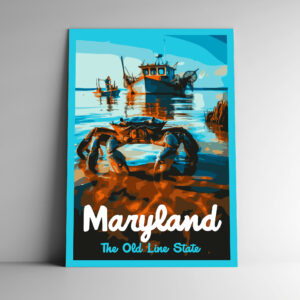 Maryland: The Old Line State Poster / Postcard