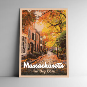 Massachusetts: The Bay State Poster / Postcard