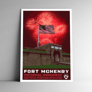 Fort McHenry National Monument Poster / Postcard