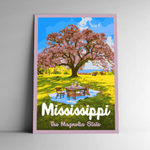 Mississippi: The Magnolia State Poster / Postcard
