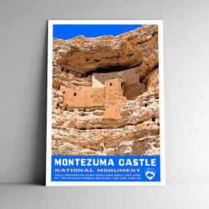Montezuma Castle National Monument Poster / Postcard