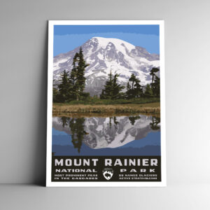 Mount Rainier National Park Poster / Postcard