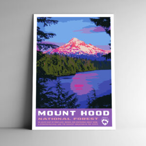 Mount Hood National Forest Poster / Postcard