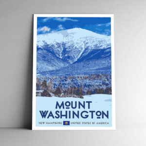Mount Washington New Hampshire Poster / Postcard