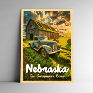 Nebraska: The Cornhusker State Poster / Postcard