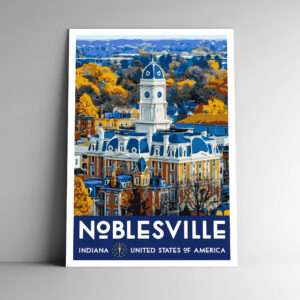 Noblesville Indiana Poster / Postcard
