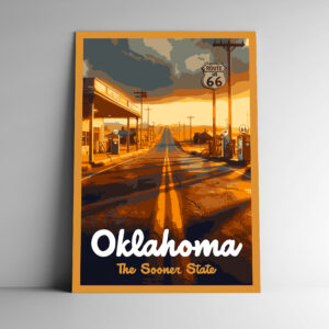 Oklahoma: The Sooner State Poster / Postcard