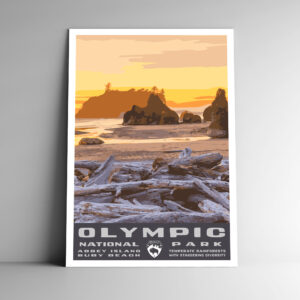 Olympic National Park Poster / Postcard