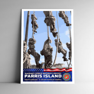 Marine Corps Recruit Depot Parris Island (Training) Poster / Postcard