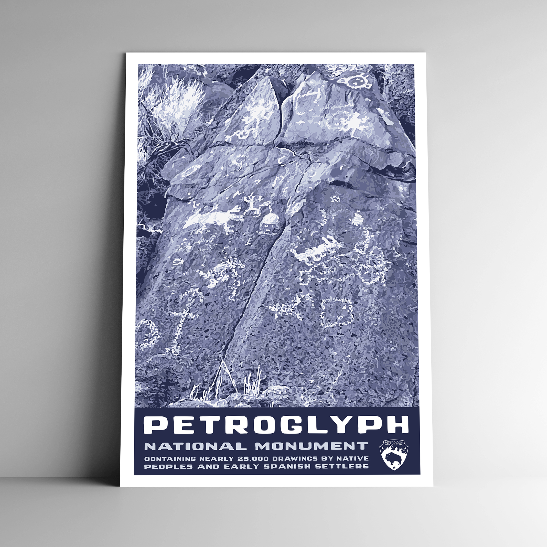 Petroglyph National Monument Poster / Postcard