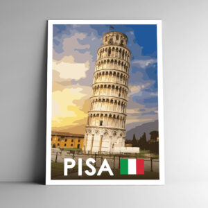 Pisa Italy Poster / Postcard
