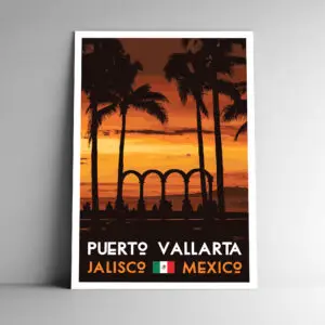 Puerto Vallarta Mexico Poster / Postcard