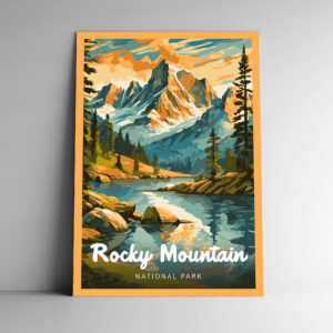 Rocky Mountain National Park Poster / Postcard