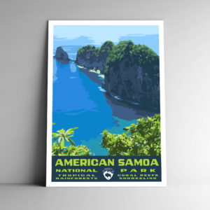 American Samoa National Park Poster / Postcard