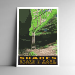 Shades State Park Indiana Poster / Postcard
